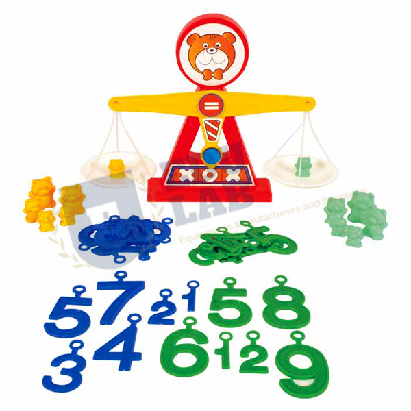 Dish Balance with Weight Number